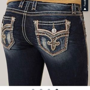 EUC Rock Revival Meri Easy Boot Stretch Jeans Size 32